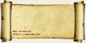 Isidora Vlahović vizit kartica